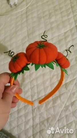Ободок тыквачки (Хеллоуин)(Осень)