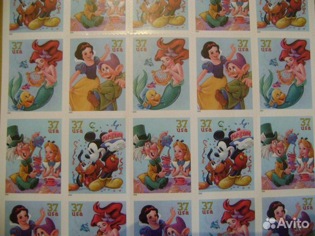 Марки Disney, марки чешские, польские Марки Disney, марки чешские, польские