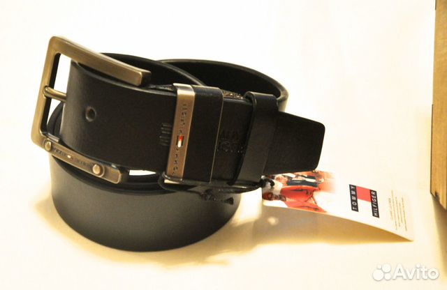 Мужской ремень / Tommy Hilfiger / новый (черный)