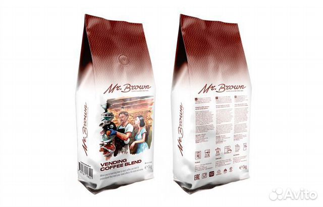 Mr.Brown «Vending Coffee Blend» кофе в зернах 1кг
