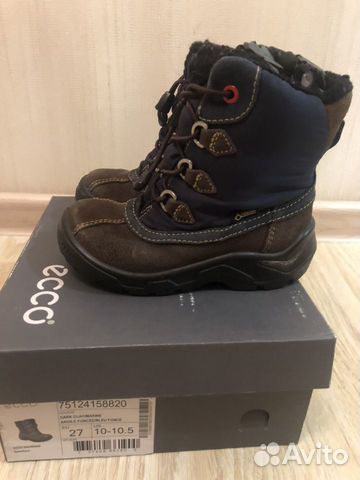 Продам детские зимние сапоги Ecco
