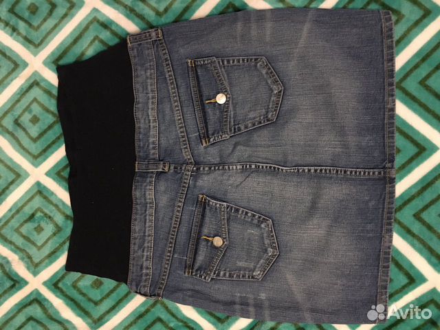 Юбка джинсовая HM для беременных Юбка джинсовая HM для беременных