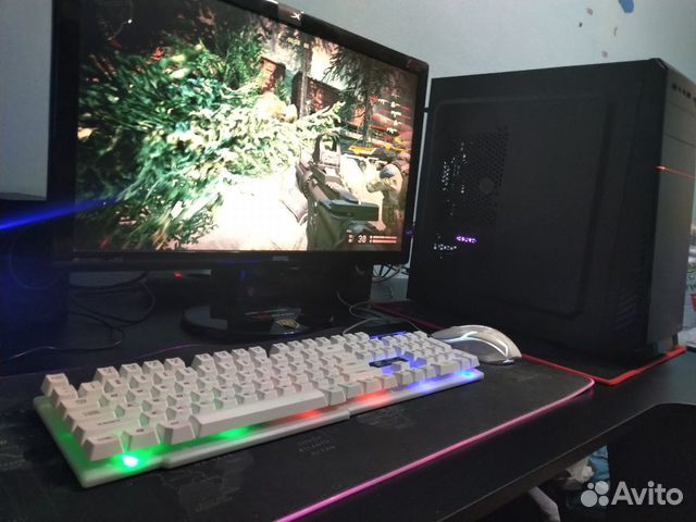 Игровой пк. i5 4ядра, RX 570 4гб, 8гб