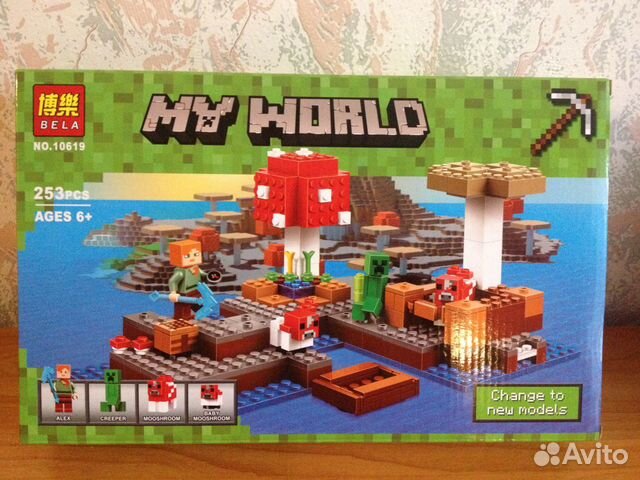 Майнкрафт 10619 Грибной Остров