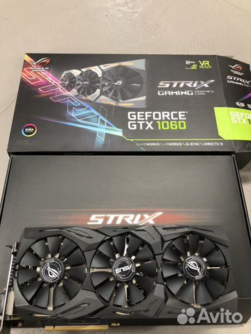 Asus ROG strix 1060 (6Gb) Asus ROG strix 1060 (6Gb)