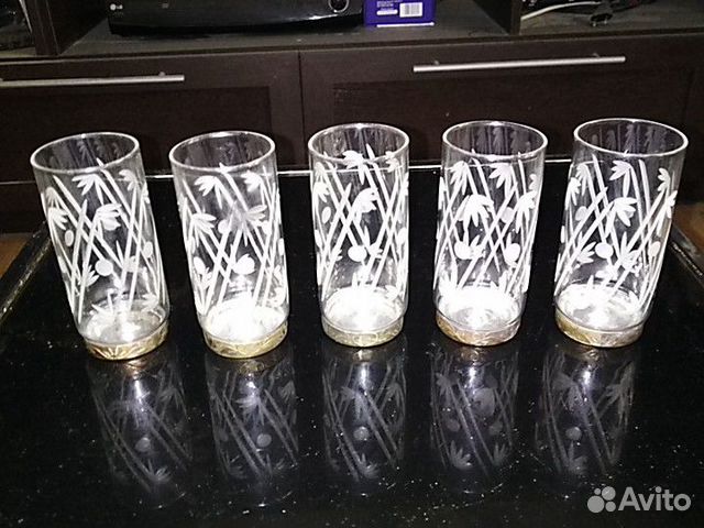Фужеры, бокалы, рюмки (хрусталь)