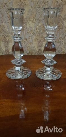 Подсвечники хрустальные