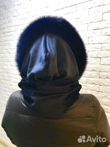 Капор. Снуд. Капюшон с мехом песца. Новый Капор. Снуд. Капюшон с мехом песца. Новый