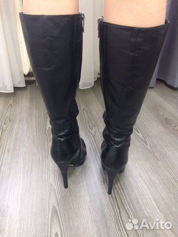 Сапоги нат кожа 39-40р