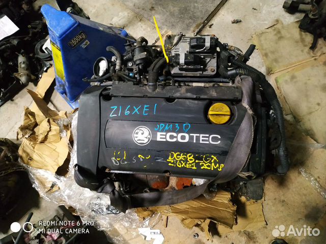 Двигатель Z16XE1 1.6L Opel Astra Zafira