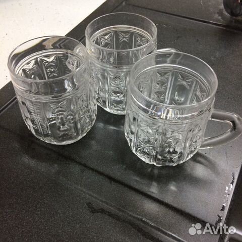 Кружки хрустальные