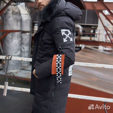Парка куртка зимняя Off White