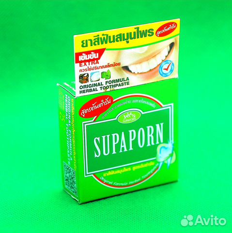 Травяная зубная паста Supaporn Оригинальная 25 г Травяная зубная паста Supaporn Оригинальная 25 г