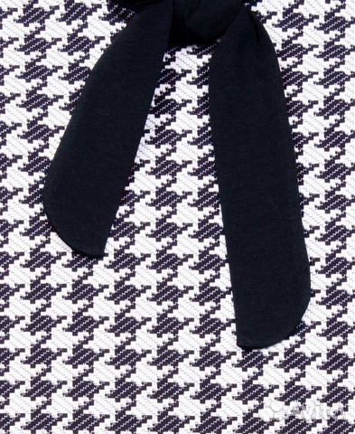 Платье для девочки школьное школьница синее стильн