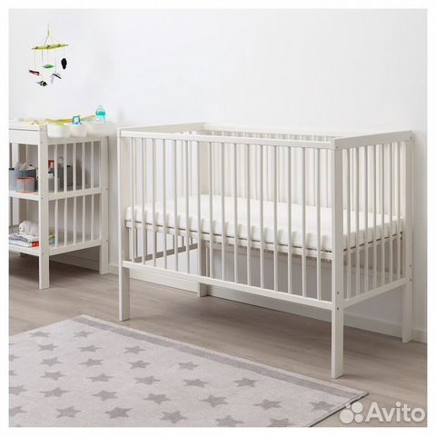 Детская кроватка с матрасом Икея IKEA Кровать Икеа Детская кроватка с матрасом Икея IKEA Кровать Икеа