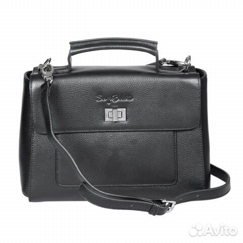 Кожаная сумка Sergio Belotti 275-01 black