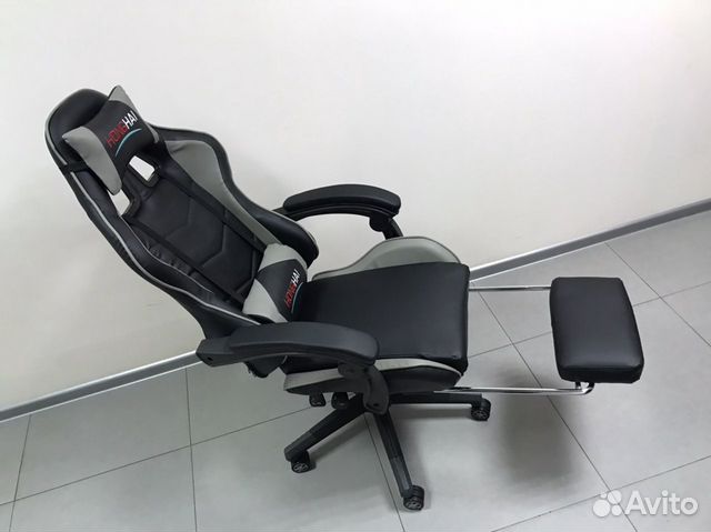 Игровое компьютерное кресло черно-кофейное