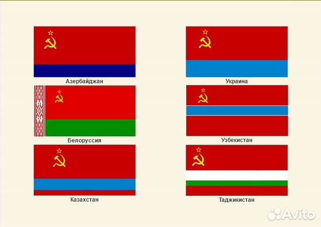 Флаги Бывших Союзных Республик Фото