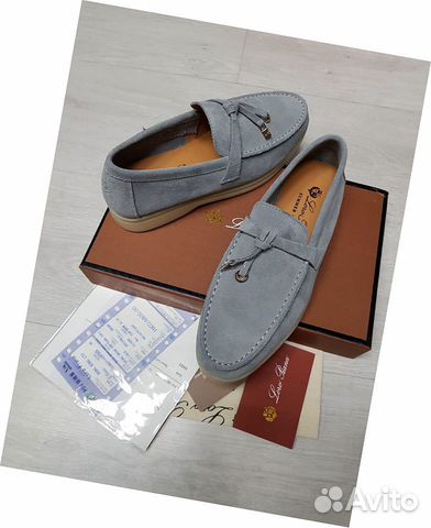 Лоферы замшевые Loro Piana Лоферы замшевые Loro Piana