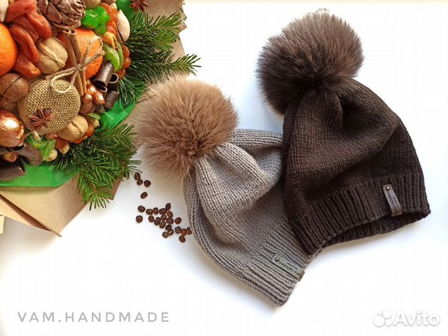 Мериносовая шапка ручной работы Мериносовая шапка ручной работы