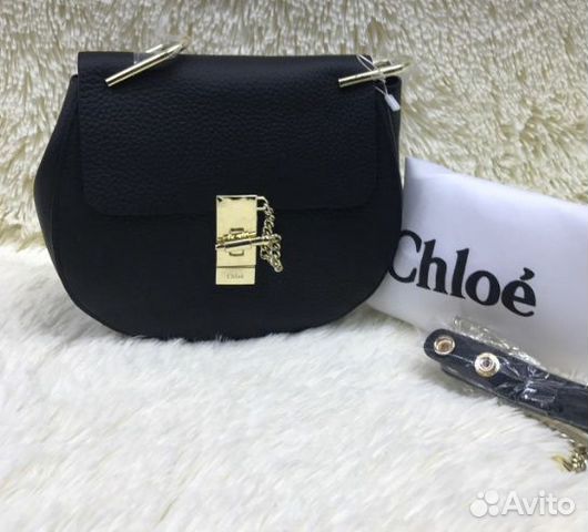 Сумка Chloe Drew Клатч Хлое Кожа на цепочке