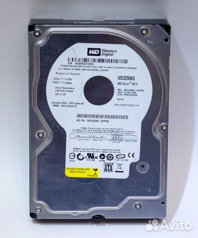 Жесткий диск Western Digital 320 Гб Caviar 7200 SE