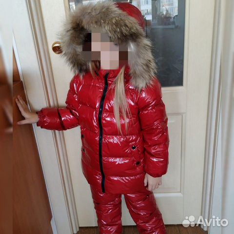 Зимний пуховый костюм для девочки Зимний пуховый костюм для девочки