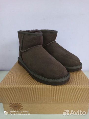 UGG Australia Угги мини шоколад замш новые