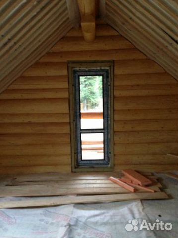 Сруб дома рубленный. Зимний лес. Делянка в Кстово Сруб дома рубленный. Зимний лес. Делянка в Кстово