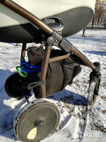Коляска детская zippy 2 в 1 экокожа
