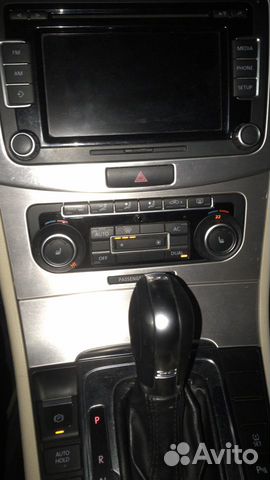 Блок климата с рамкой Passat cc b6