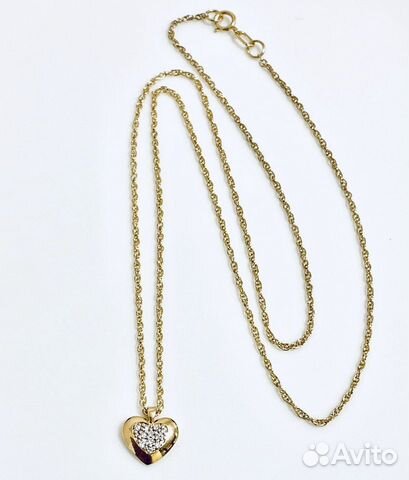 Золотое колье с бриллиантами