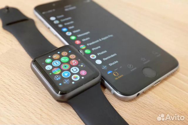 iPhone 8 black 64g+apple watch series 3 