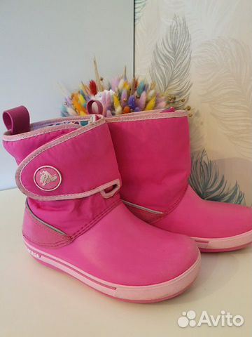 Сапоги демисезонные Crocs, j2 Сапоги демисезонные Crocs, j2