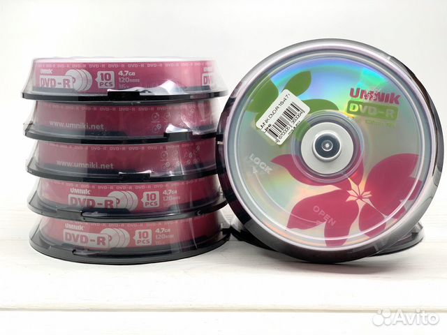 Чистые диски DVD-R/DVD+R