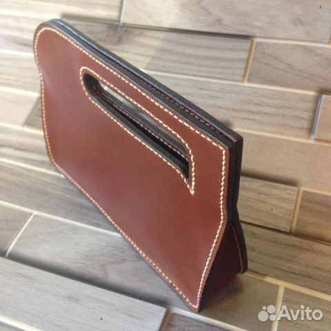 Сумка-клатч s106 - натуральная кожа, ручная работа