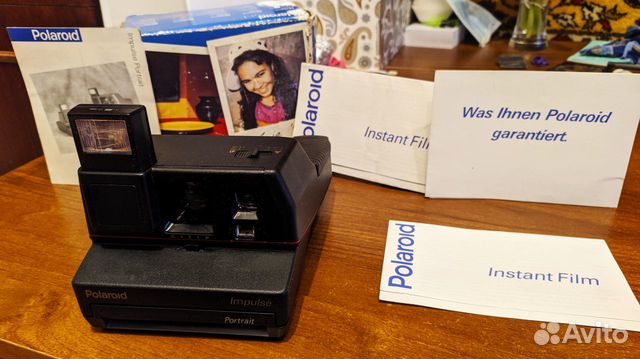 Polaroid 636 closeup Made in UK