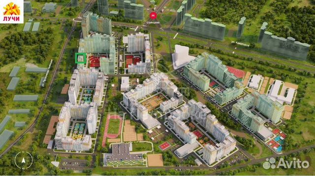 3-к квартира, 86.1 м², 6/11 эт.