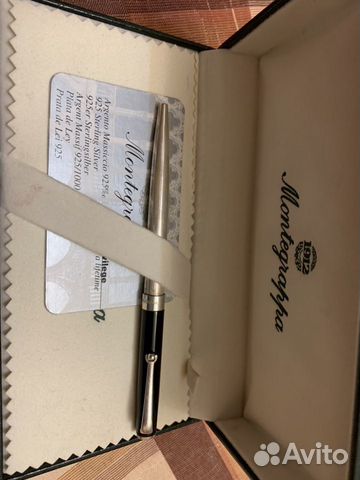 Ручка Montegrappa роллер Серебро 925