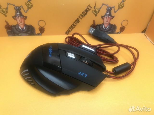 Мышь компьютерная, игровая, с подсветкой K61
