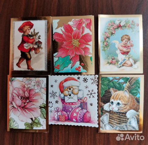 Открытки маленькие, 7-8 см Открытки маленькие, 7-8 см