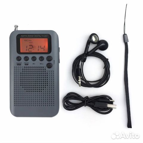 Радиоприемник AM/FM цифровой миниатюрный