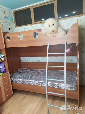 Мебель для детской комнаты с двухъярусной кроватью