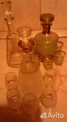 Графины со стопками СССР