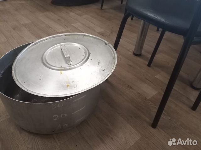Кастрюля алюминий 30 л с крышкой Кастрюля алюминий 30 л с крышкой