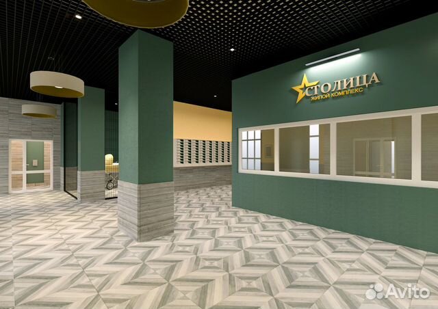 1-к квартира, 61.3 м², 10/20 эт. 1-к квартира, 61.3 м², 10/20 эт.