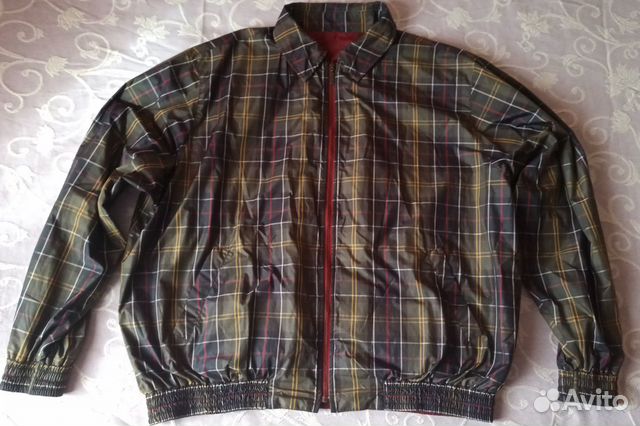Куртка ветровка бомбер двусторон Barbour (р.58-62)