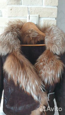 Очень красивая дубленка. натуральная. обмен