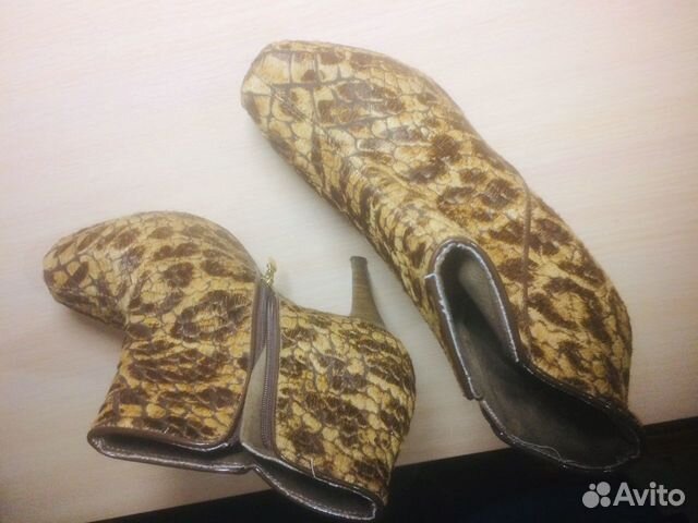 Сапоги демисезонные с покрытием шерсти пони