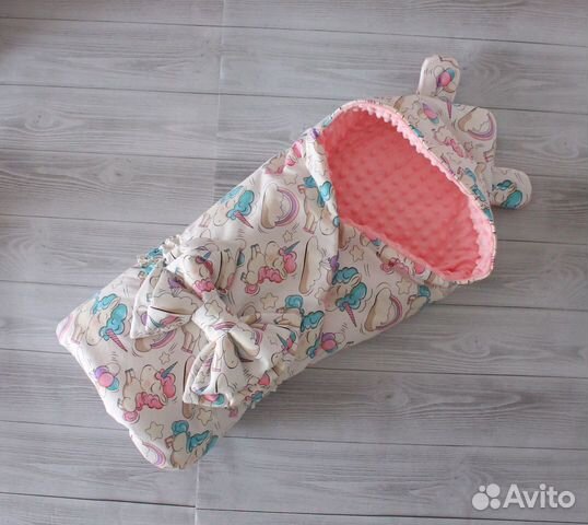 Конверт - одеяло для новорожденного на выписку